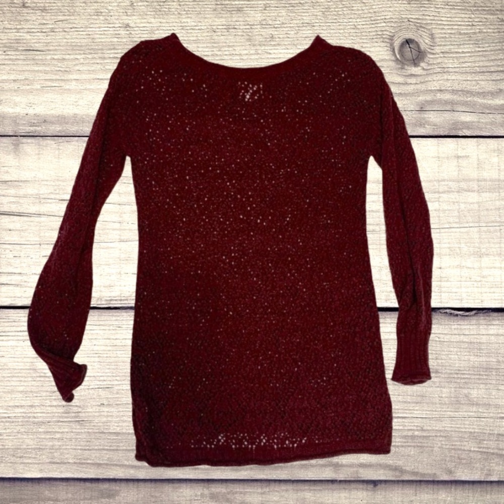 PacSun L.A. Hearts Maroon Sweater- Size XS…